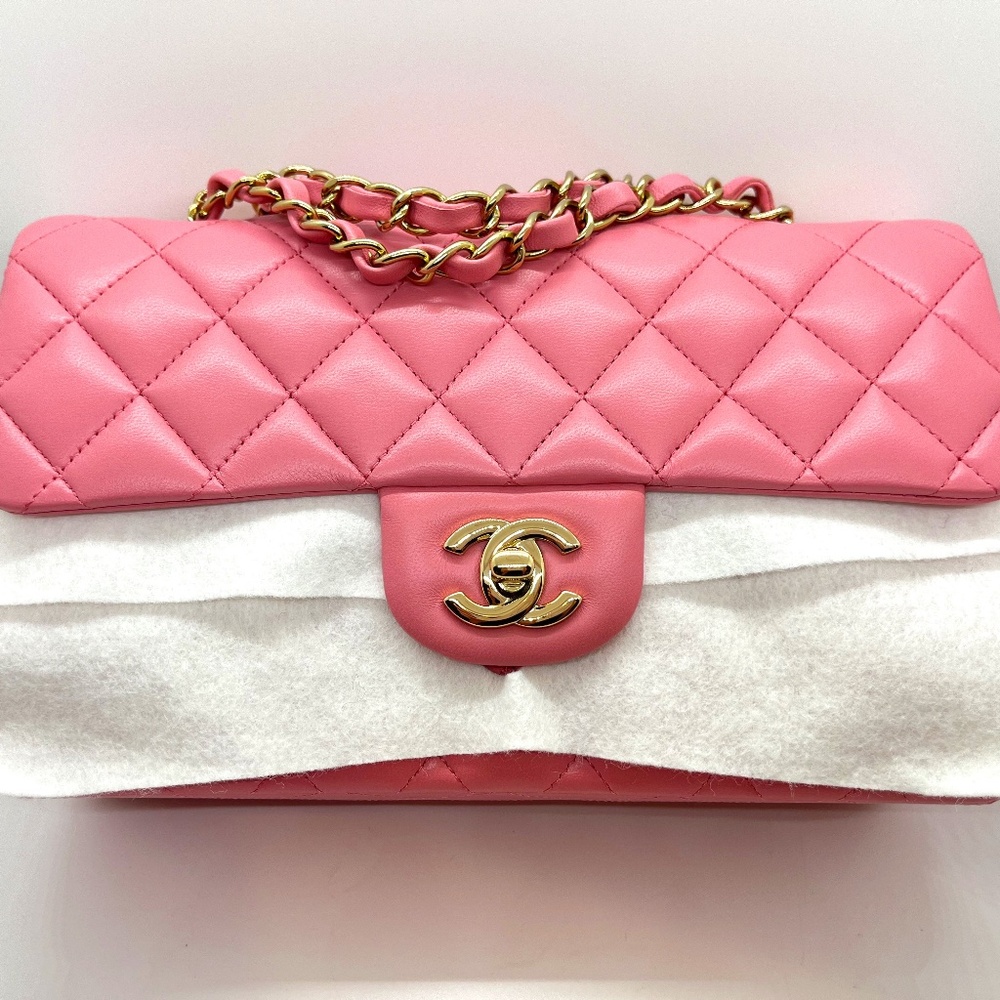Chanel Small CF Lambskin (Pink)